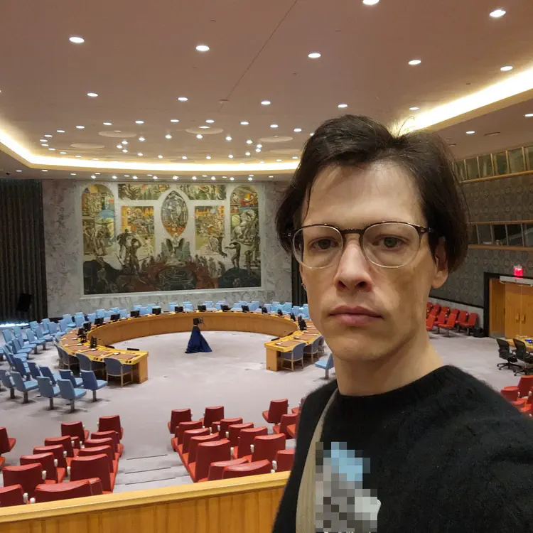 United Nations – Security Council selfie. I forgot to smile :upside_down_face:.