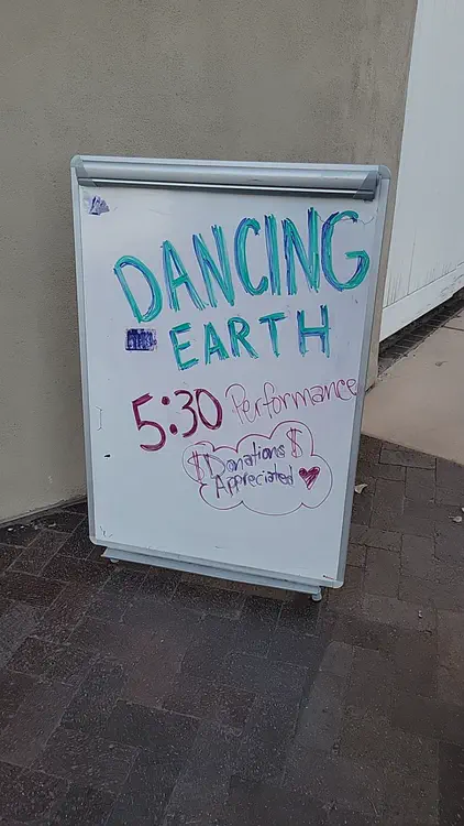 We went to see our friends perform Dancing Earth.