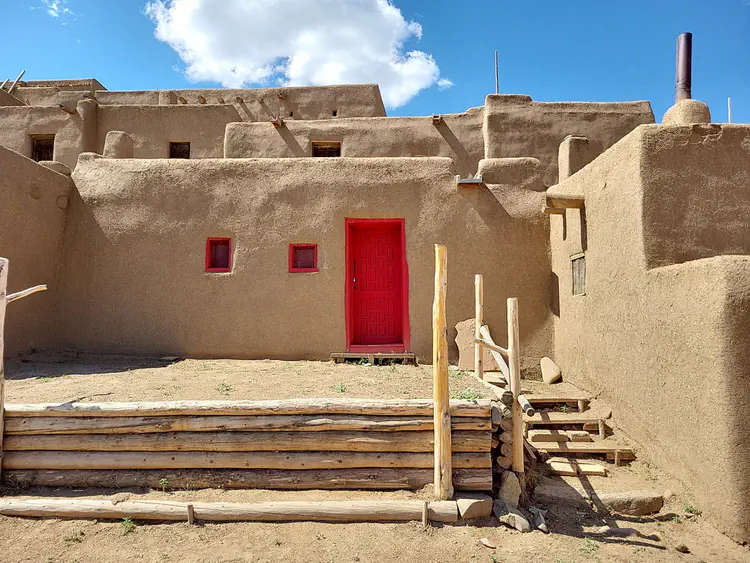 Taos Pueblo — Door.