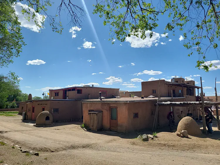 Taos Pueblo — Adobe houses.