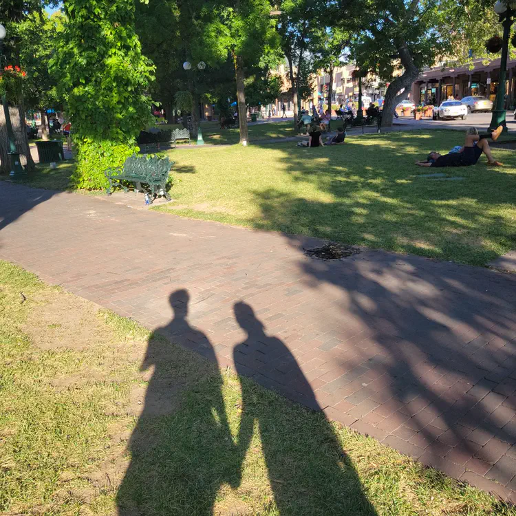 Shadows on the Plaza.