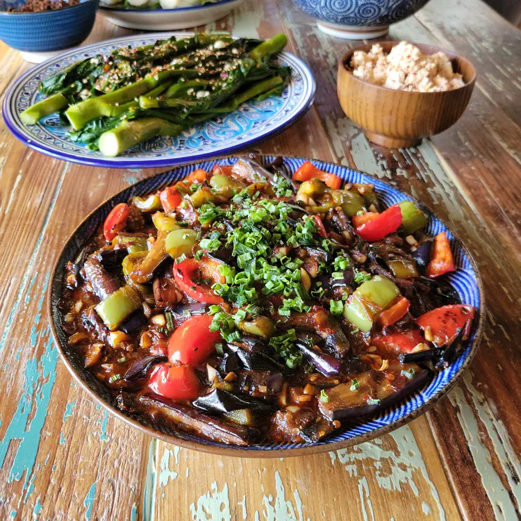 Chinese dinner — Roasted veggies.