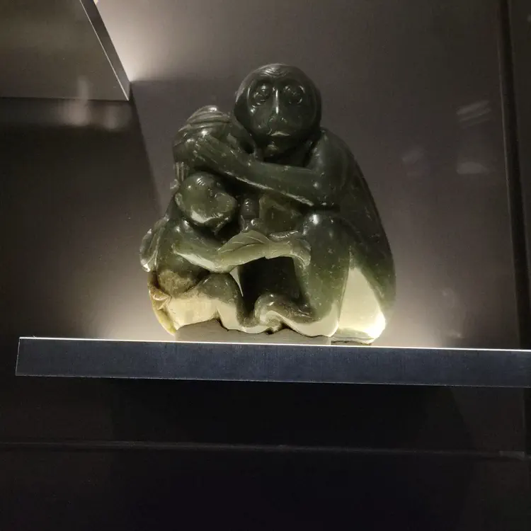 Jade monkeys, China.