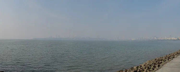Other side of Mumbai over the Back Bay.