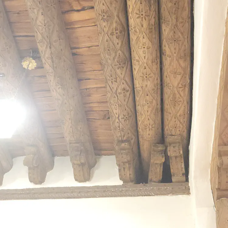 Chapel ceiling.