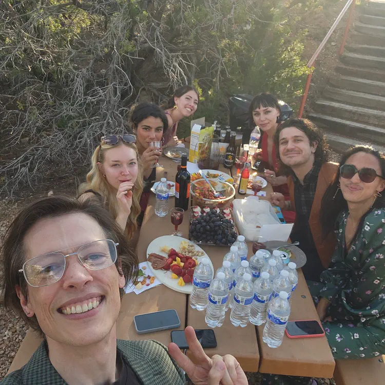 Group selfie.