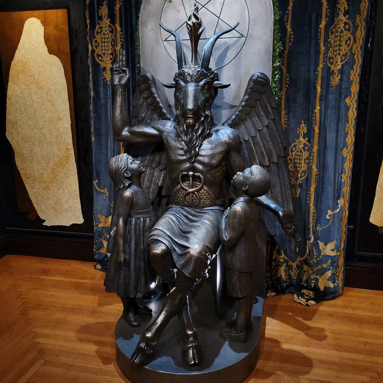 Satanic temple Baphomet.