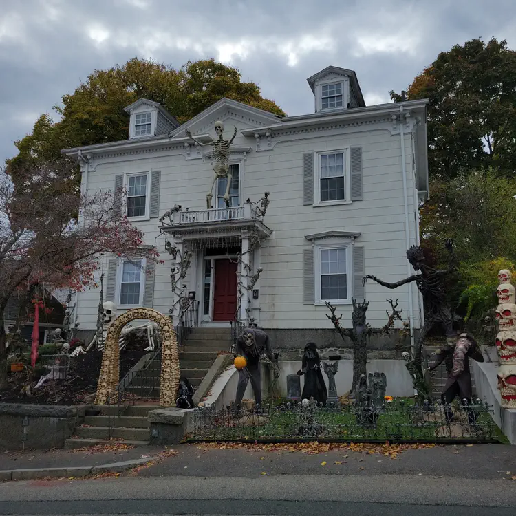 Decorated house.