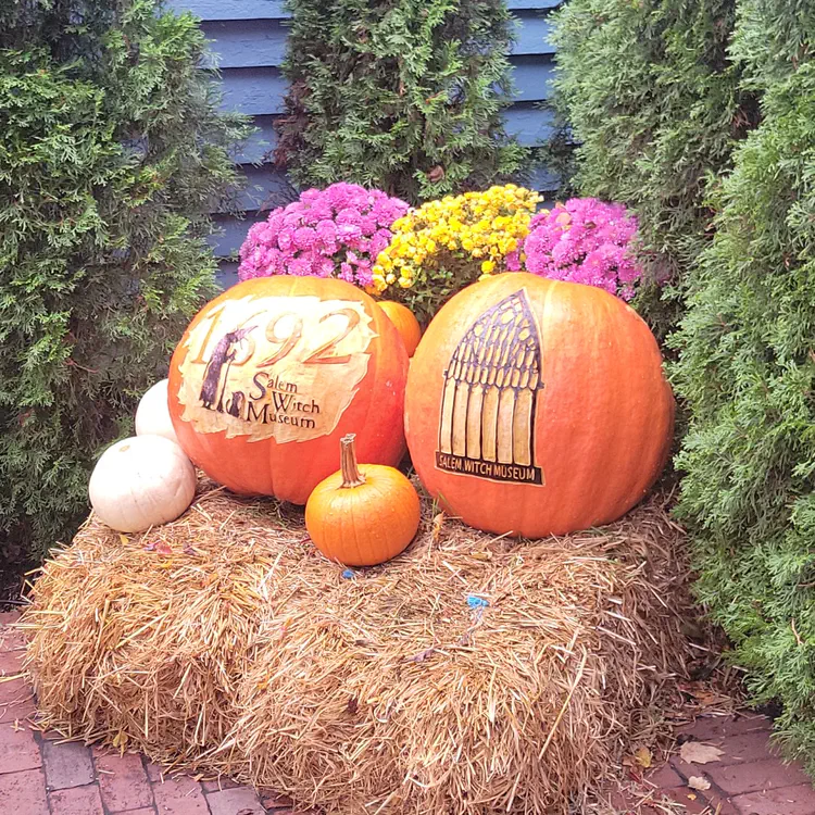 Salem witch museum pumpkins.