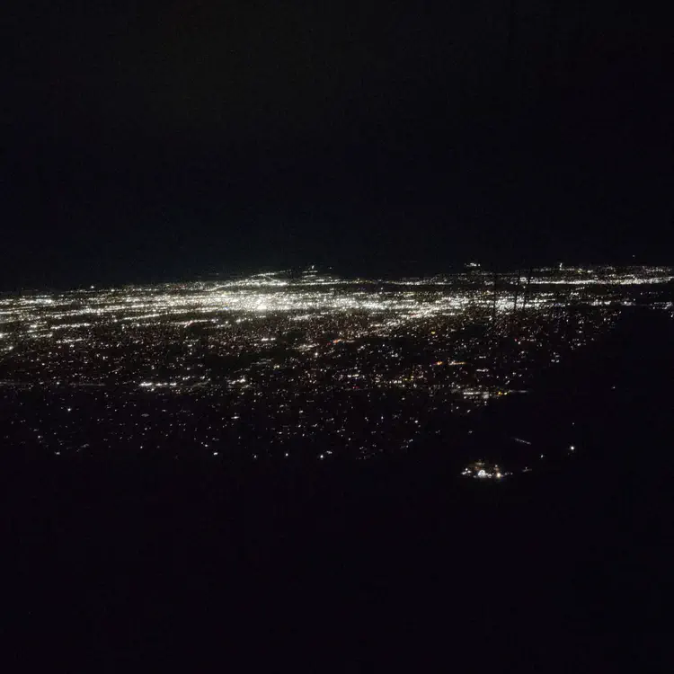 Albuquerque at night.