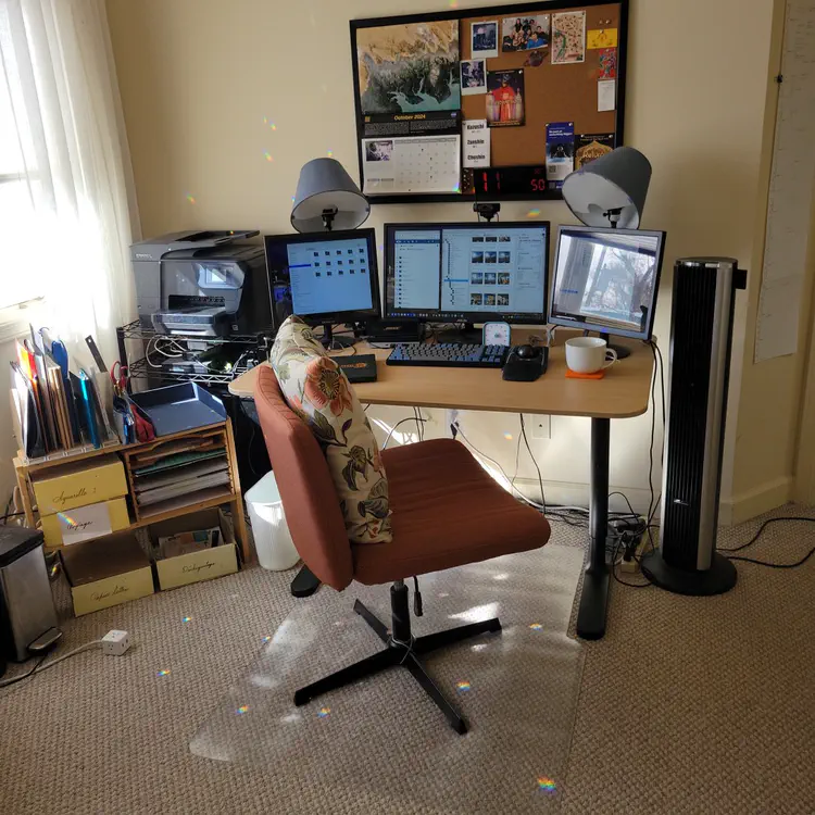 My main office space in 2024.