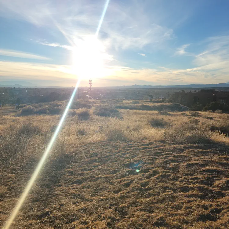 Fort Marcy hill.