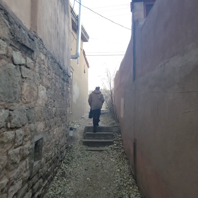 Alley exploration.