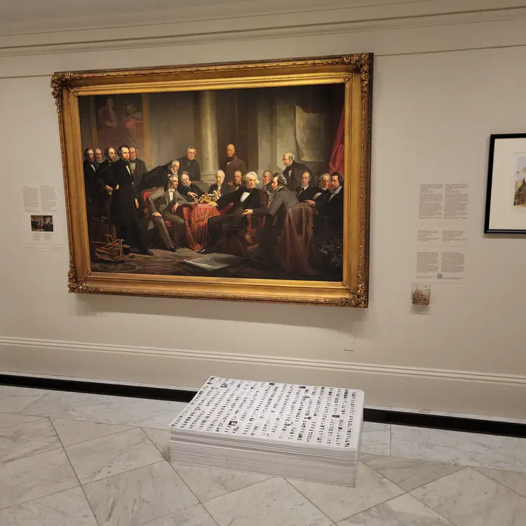 González-Torres art (the stack of paper).