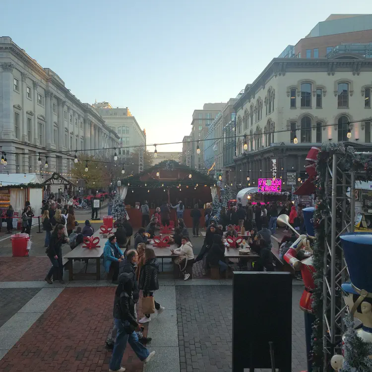 Christmas market.
