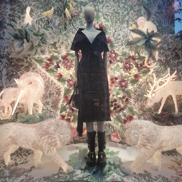 Dior store display.