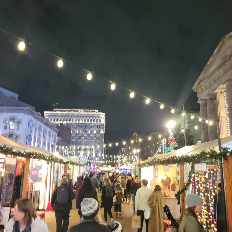 Christmas market.