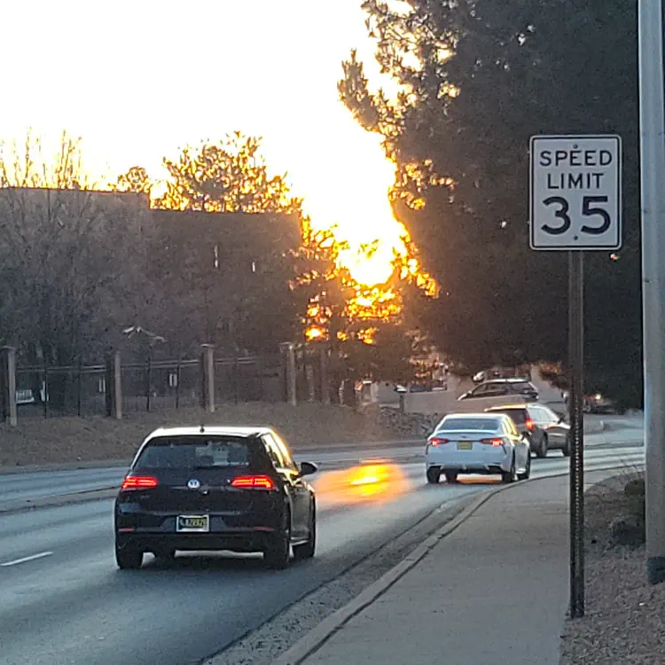 Passeo de Peralta sunset.