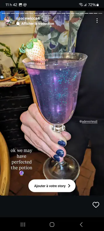 Instagram potion shot