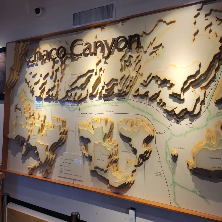 Chaco Canyon map