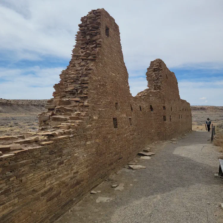 Chaco culture wall