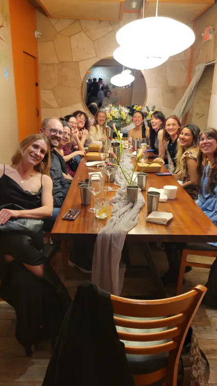Bachelorette dinner for Riya