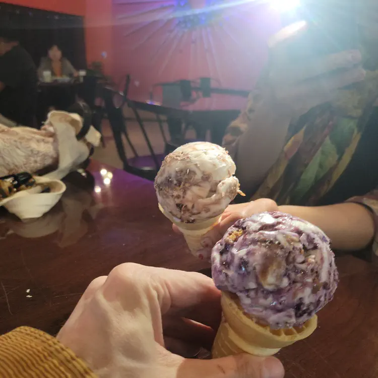 Gourmet ice cream.