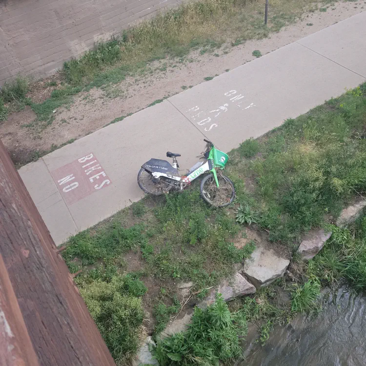 No bycicles.
