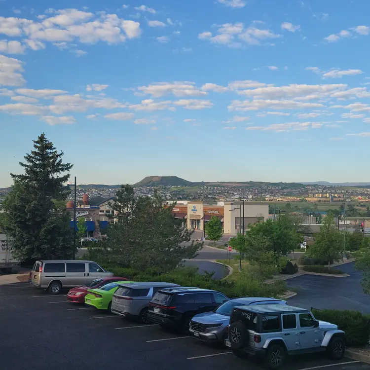 Hotel room view.