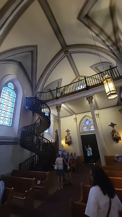 Loretto Chapel inside.