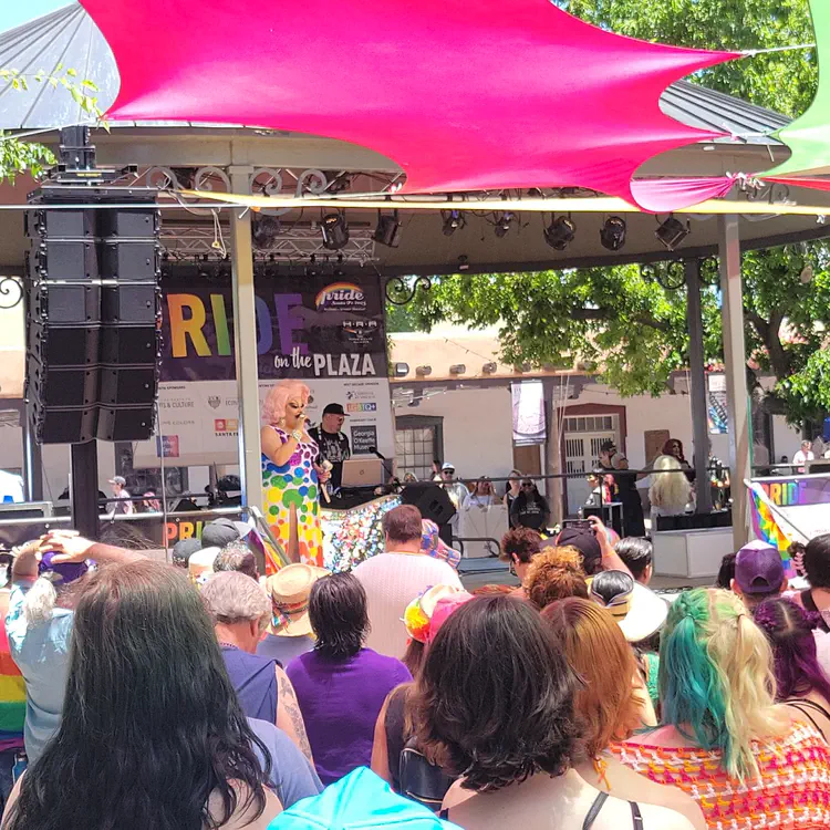 Pride stage.