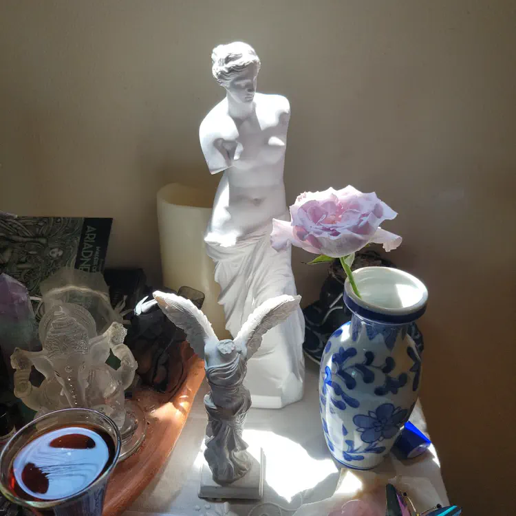 Sculptures.