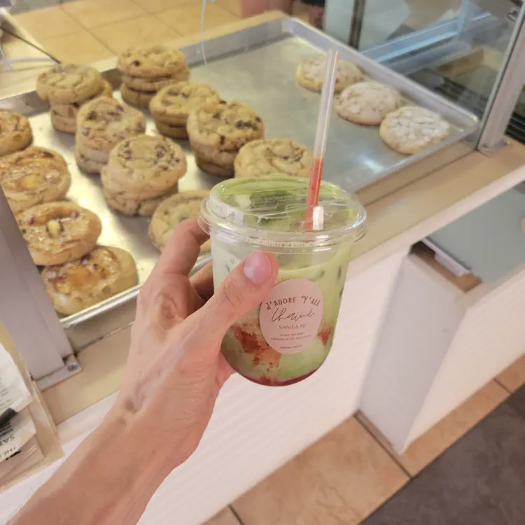 Chainé strawberry matcha.