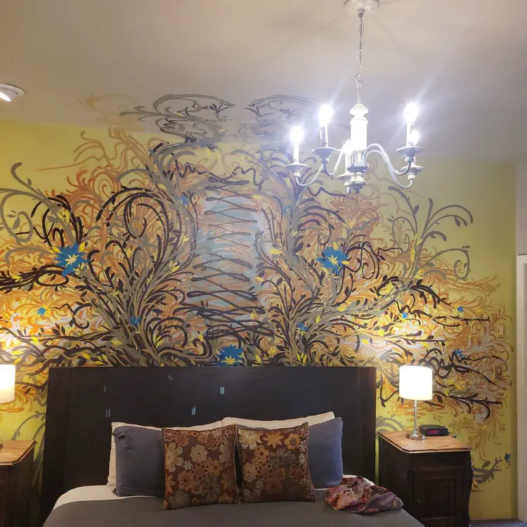 Bed and breakfast bedroom.