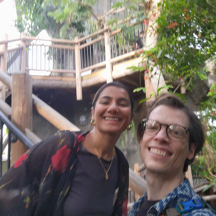 Botanical garden selfie.