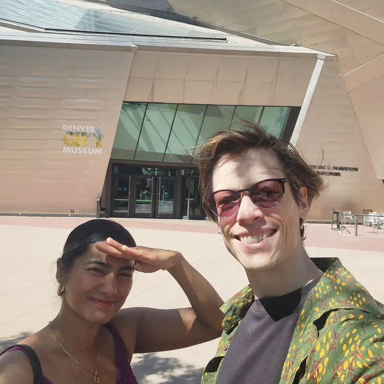 Denver Art Museum selfie.