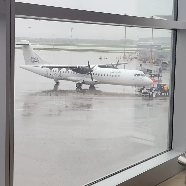 Calm Air aircraft. They serve the Canadian North West.