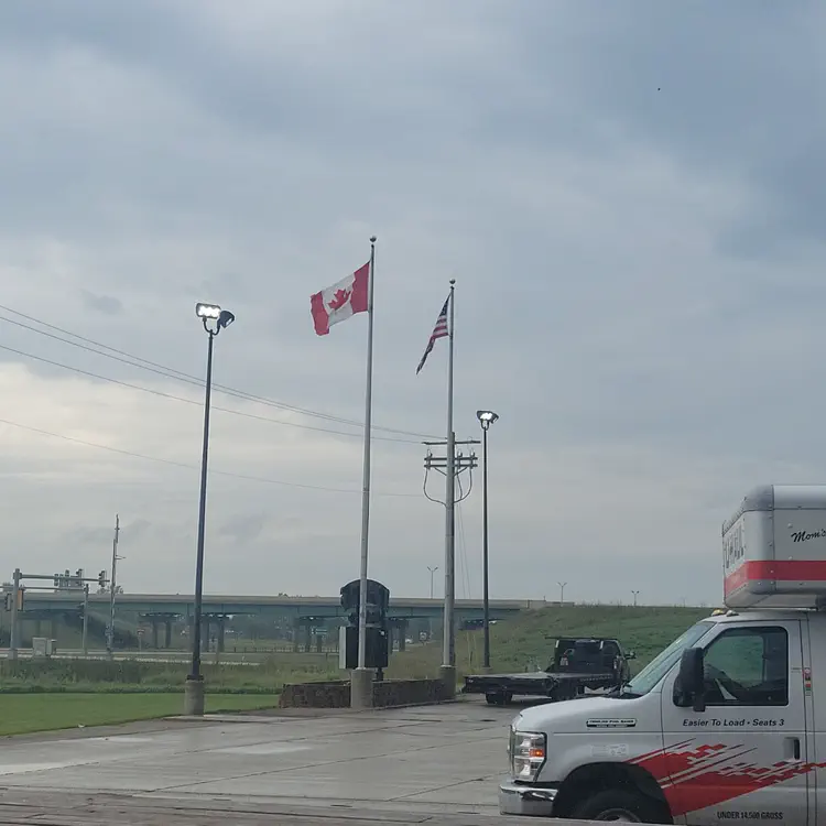 North Dakota. First sighting of a Canadian flag!