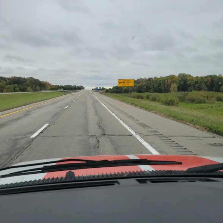 Pembina, North Dakota. Last exit before the Canadian border.