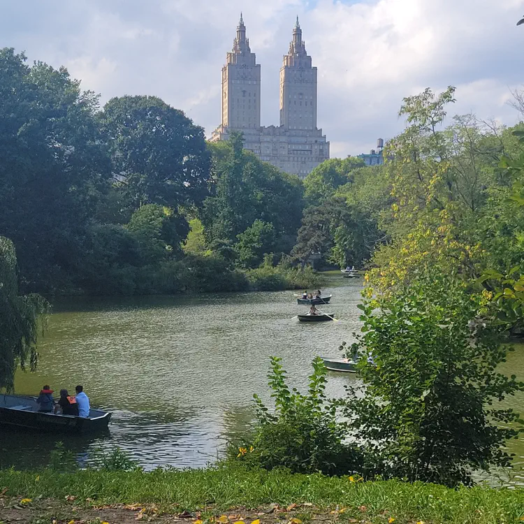 Central Park lake.