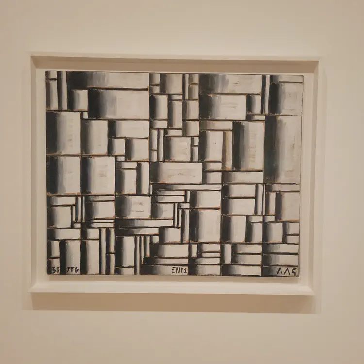 Joaquín Torres García. Uruguayan. Construction in White and Black, 1938.