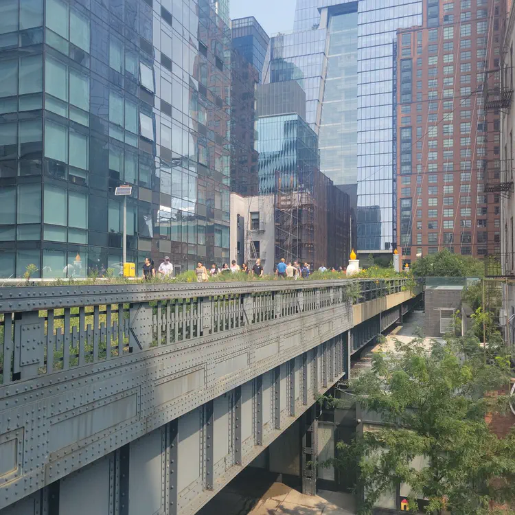 High Line walkway.