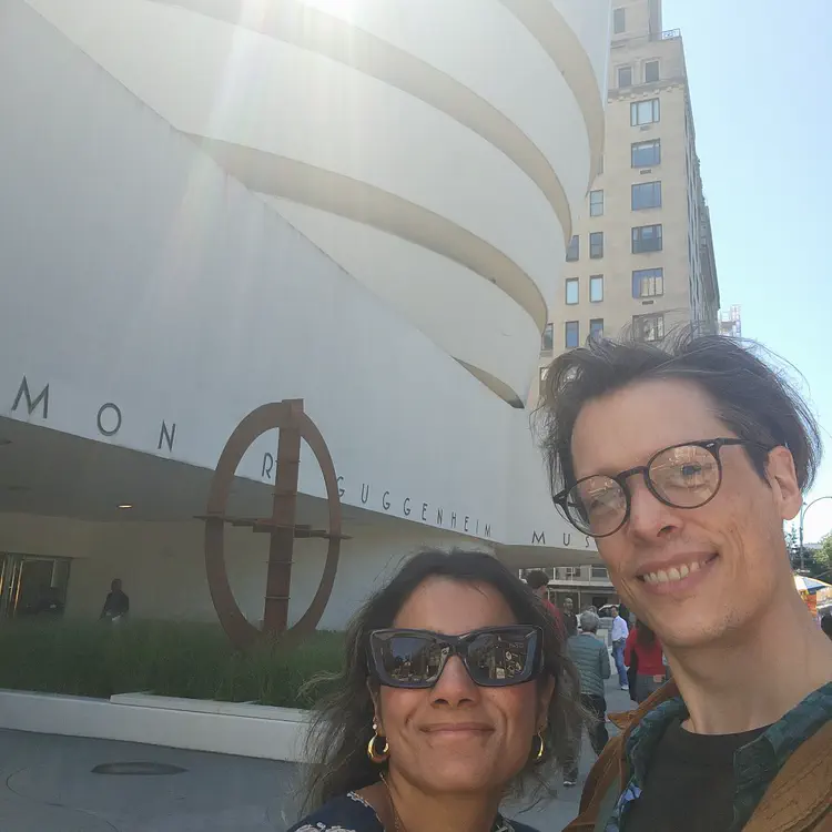Guggenheim selfie.