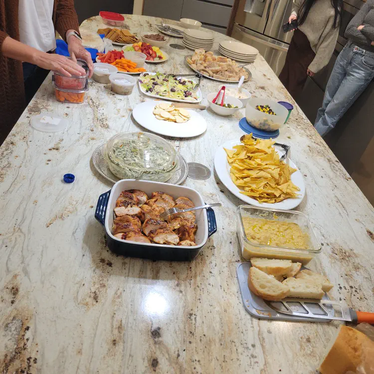 Pot luck at my co-working space.