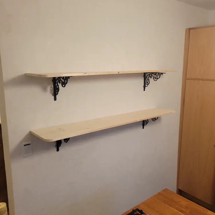 Shelves.