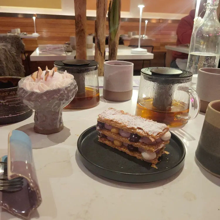 Deer + Almond desert.