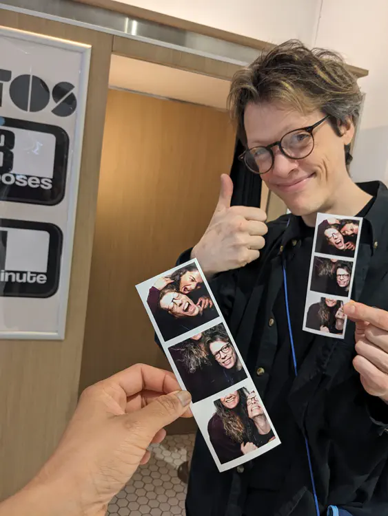 Art museum photobooth.